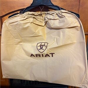 Ariat Beige Garment Bag with Logo